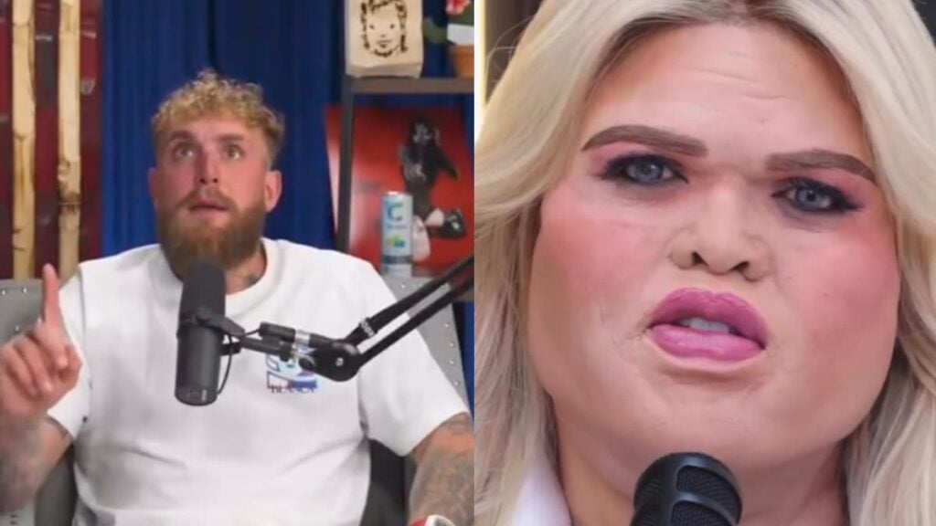 A picture of Ohio boxer Jake Paul and Druski.