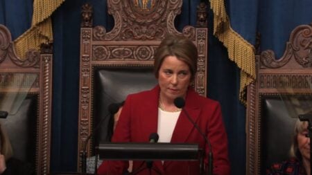 Massachusetts Gov. Maura Healey explains her energy strategy using Dunkin’ Munchkins while the state faces the nation’s second-highest electricity prices. The viral video is sparking heated debate online.