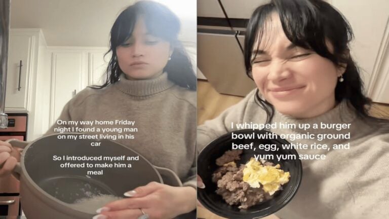 California Woman with Big Heart Makes Thoughtful Meal for Neighborhood Man Living in His Car, ‘THANK YOU for Not Putting a Camera in His Face and Being Kind’ California Woman with Big Heart Makes Thoughtful Meal for Neighborhood Man Living in His Car