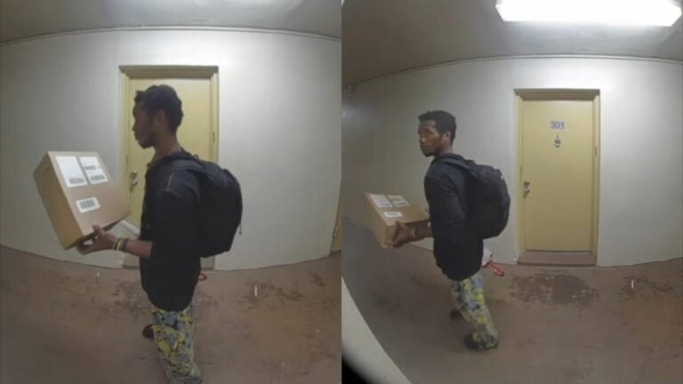 Florida Man Caught Taking Woman Package