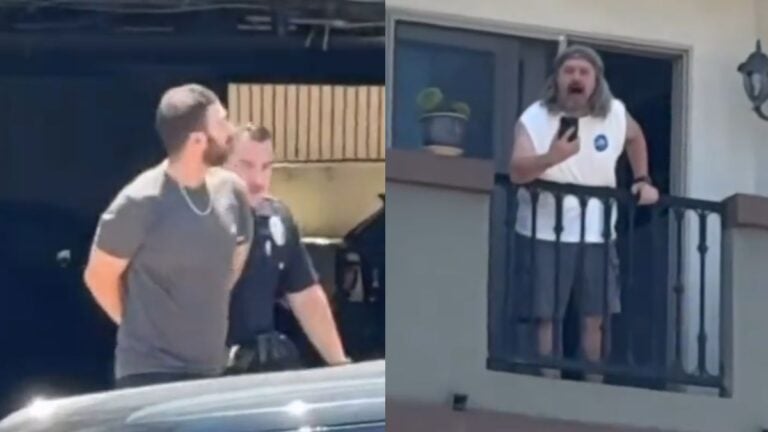 California Man Blasts ‘Psychopath’ Neighbor as He’s Arrested After Allegedly Firing Weapon Inside Building