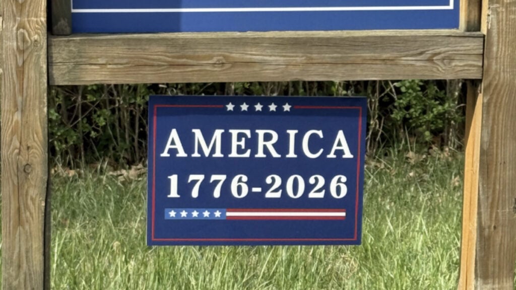 ‘Looks Like the Death Date’: Virginia Neighborhood’s ‘1776-2026’ Sign Sparks Debate, ‘America Died a While Ago, It’s Just Decaying Now’ Virginia Neighborhood 1776-2026 Sign