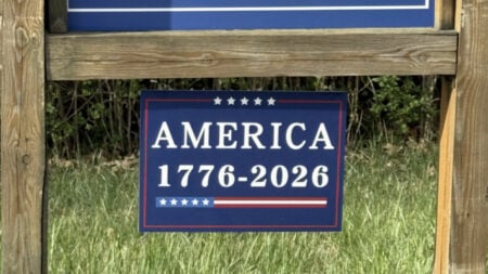 ‘Looks Like the Death Date’: Virginia Neighborhood’s ‘1776-2026’ Sign Sparks Debate, ‘America Died a While Ago, It’s Just Decaying Now’ Virginia Neighborhood 1776-2026 Sign