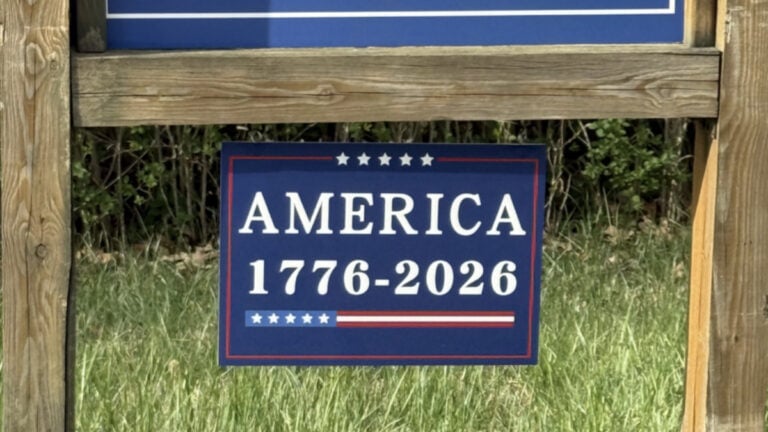 Virginia Neighborhood 1776-2026 Sign