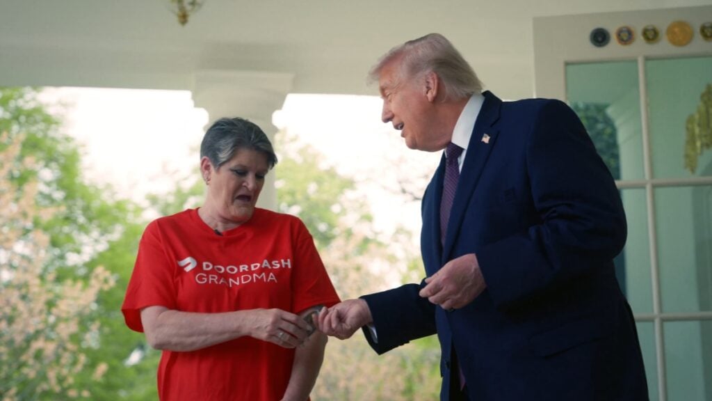 DoorDash Grandma Accused of Being a MAGA Prop After Delivering to Trump’s Office in DC: ‘She’s a Paid Actor’ DoorDash Grandma MAGA plant and prop