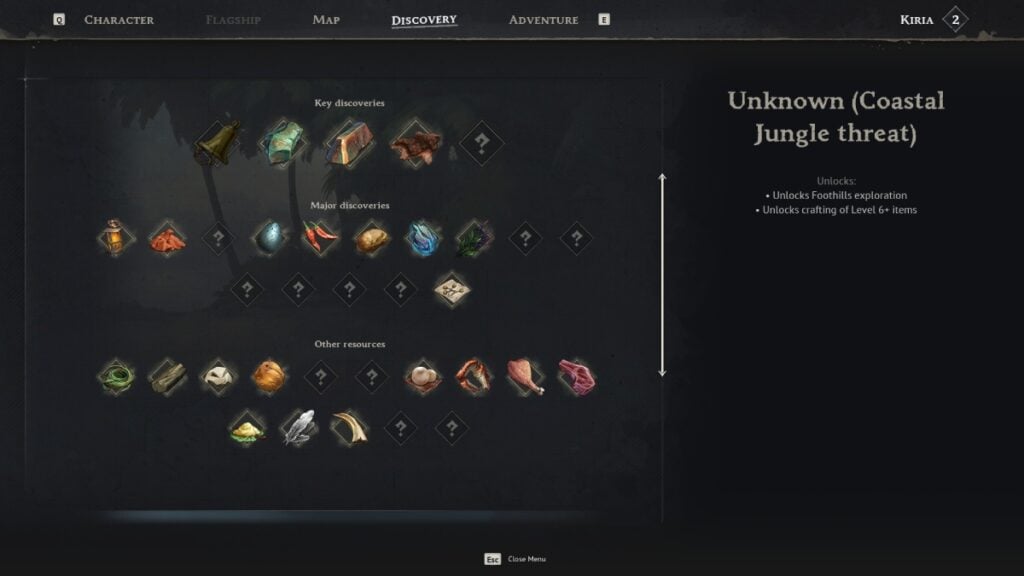 Windrose Complete Materials List