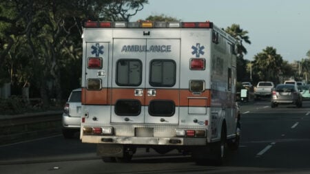 Ambulance on the Road