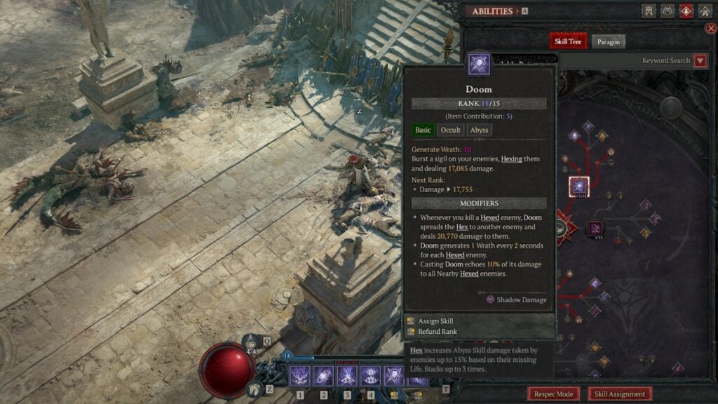 Diablo 4 Warlock Basic Skills