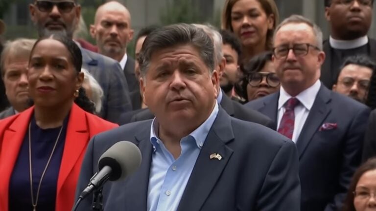 Illinois Gov. JB Pritzker told a Chicago audience that the state’s population growth has “nothing to do with illegal immigration.” A video of the remarks posted on X has sparked heated debate over housing strain and sanctuary policies.