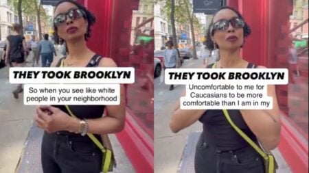 A picture of the New York woman.