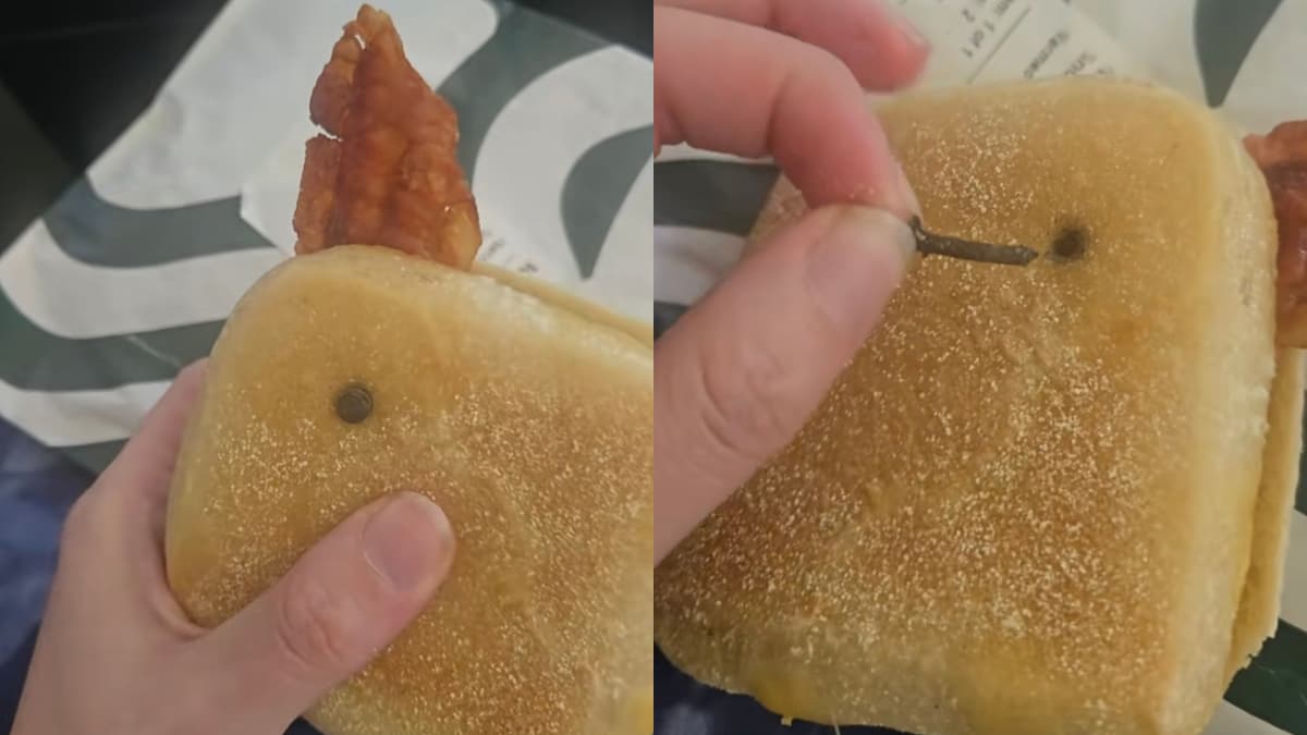 New Jersey Woman Left Shocked After Finding Nail Inside Starbucks Sandwich: ‘Immediately Get a Lawyer’