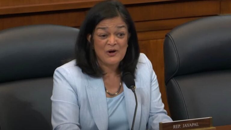 A picture of Washington Representative Pramila Jayapal.