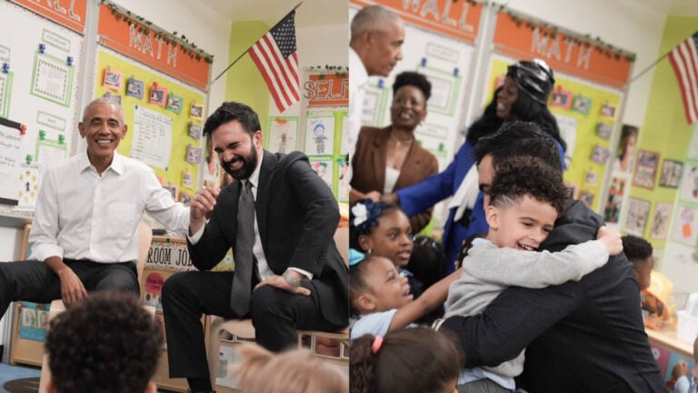 Barack Obama and Zohran Mamdani