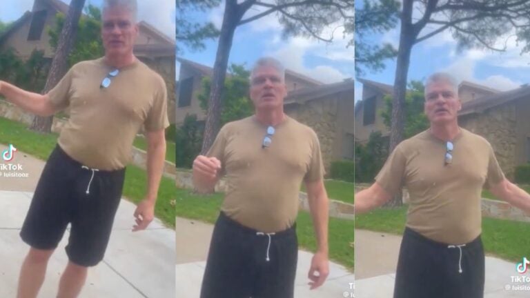 Texas man was recorded demanding proof of legal status from AT&T subcontractors installing fiber cable on a city easement, threatening to call ICE because they don't speak English.