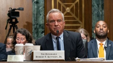 HHS Secretary Robert F. Kennedy Jr. testifies before the Senate Finance Committee during a budget hearing, facing sharp questioning over pediatric flu deaths and federal vaccine policy.