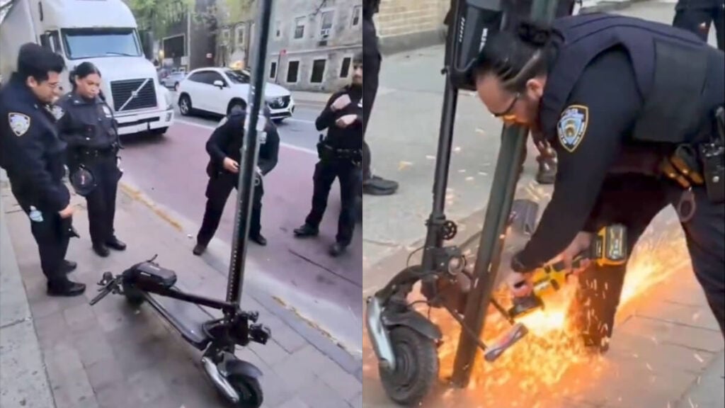 NYC Thief Steals Scooter