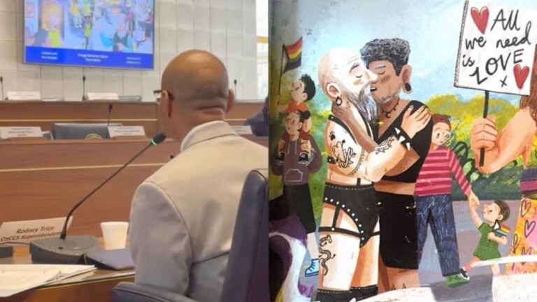 A picture of the North Carolina superintendent.