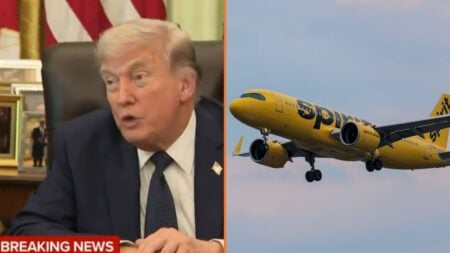 Outrage After Donald Trump Suggests Buying Out Spirit Airlines in Washington DC During Hearing 'Buy it with your own money & leave taxpayers alone for a change'
