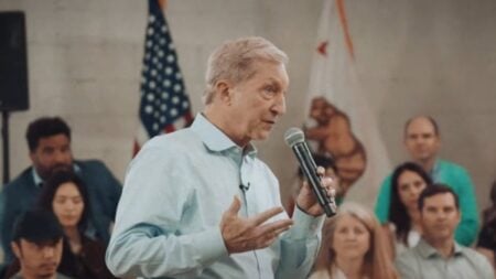 California gubernatorial candidate Tom Steyer posted on X vowing that polluters must pay if he is elected governor, citing 15 years battling Big Oil. The video has triggered divided reactions online.