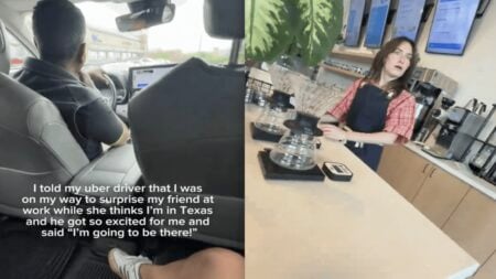 Texas Uber Driver Goes Above and Beyond to Help Woman Surprise a Friend