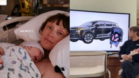 First-Time California Mom Delivers Hilarious Mother’s Day Presentation, Asks Husband for New Car