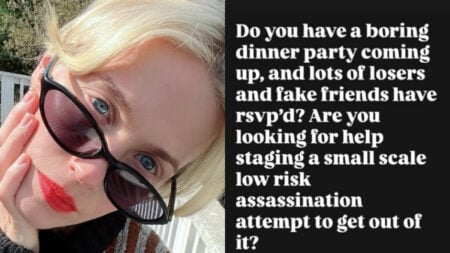 January Jones jokes about Trump dinner party in washington dc