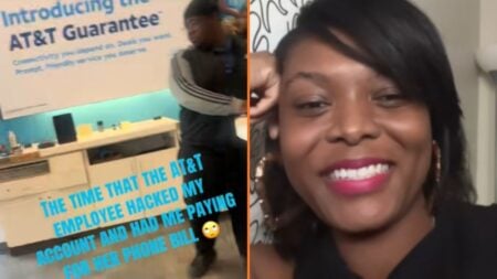 North Carolina Woman Confronts ATT Employee For Allegedly Forcing Her to Pay for Her Account Over 2 Months 'always always check your bill'