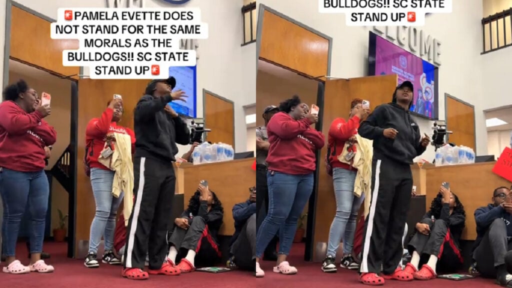 Student Vehemently Protests Lt. Gov. Pamela Evette's Planned Commencement Speech at South Carolina State University 'She supports ICE'
