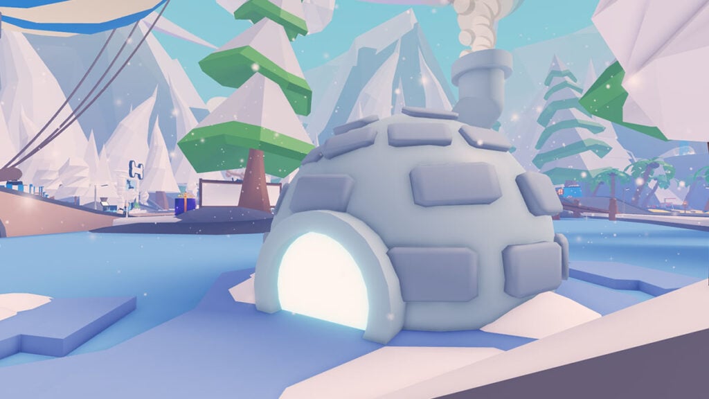 Where to Find the Secret Snowy Igloo Shop