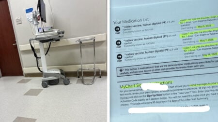 Hospital Rabies Vaccine Paperwork