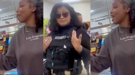 Two women confront a Safeway security guard at a self-checkout station in California, accusing her of racism and passive-aggressive behavior in a video that has since gone viral online.