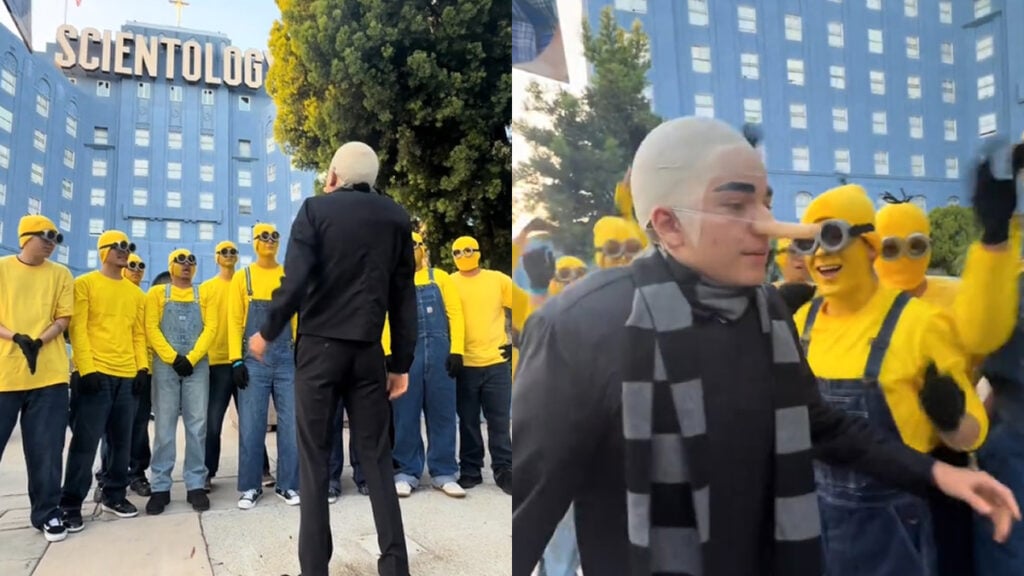 Minions' Storm Scientology Building During Viral Teen Challenge in California: ‘I Marvel at the Timeline We’re Living in’