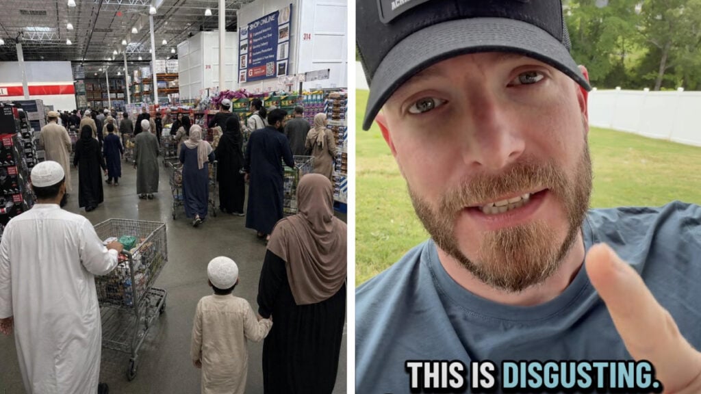Muslim Shopper Facebook Post by Graham Allen﻿
