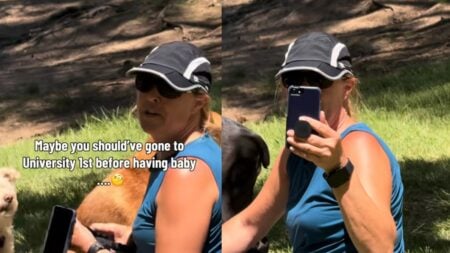 A picture of the California woman.