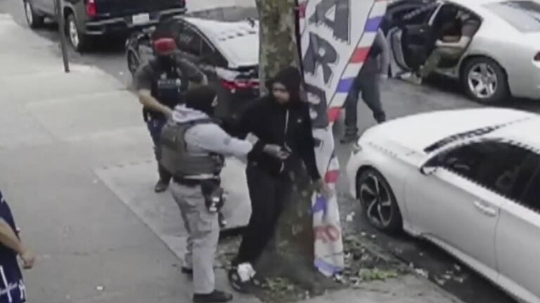 Surveillance footage from the Bronx, New York shows ICE agents tackling 19-year-old Jeury Concepcion outside a bodega on Gun Hill Road, leaving him bloodied and handcuffed before agents admitted they had detained the wrong person and dropped him off at an unfamiliar park.