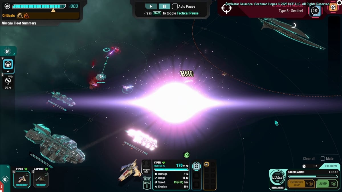 Battlestar Galactica Scattered Hopes gameplay