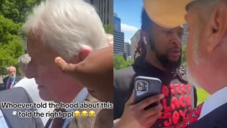 Tennessee Black Crowd Shows Up to Bully Politicians Following Controversial Redistricting Decision: ‘LETS GO register to vote’ A picture of the Tennessee crowd.