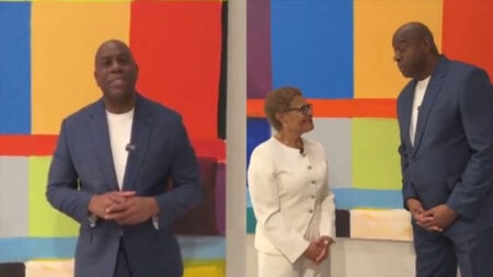 Magic Johnson Karen Bass Endorsement Backlash