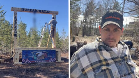 Michigan Shocks Internet After Business Builds ‘Lynching Set’ as Marketing Strategy and Political Statement: ‘Symbol of Violent Hatred’ Michigan Pegenau Builders Sets Up Gallows on Property