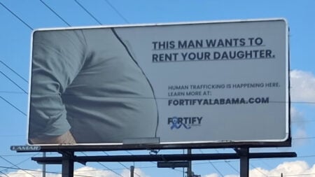 Alabama Anti-Human Trafficking Billboard