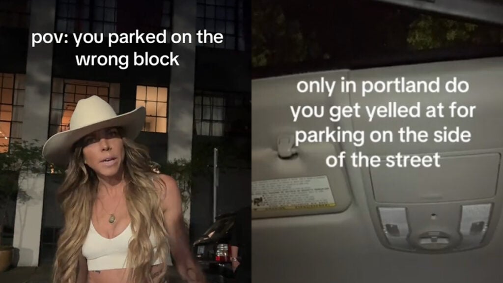 Oregon Couple Melts Down After Driver Parks Near Basketball Hoop: ‘Why Are They Dressed As GTA Characters?’ Oregon Couple Melts Down After Driver Parks Near Basketball Hoop: ‘Why Are They Dressed As GTA Characters?’