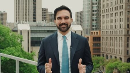 New York City Mayor Zohran Kwame Mamdani posted a video on X showing officials jumping over giant hurdles labeled with red tape on a running track. He claims the city has cleared major barriers to speed up affordable housing by nearly two years. The post is getting plenty of heat online.