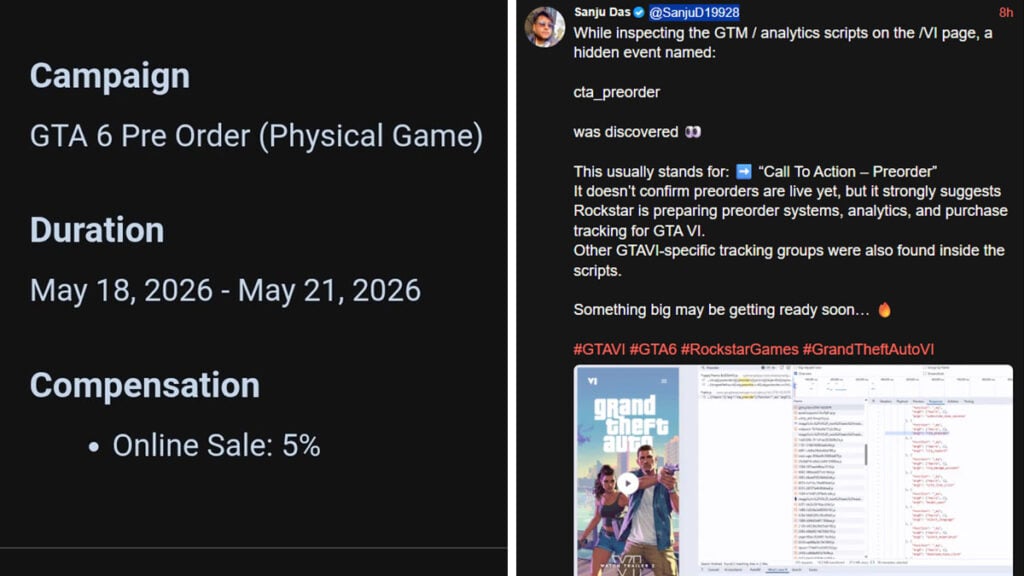 GTA 6 Preorders May Open on May 18 Following Best Buy Slip-Up, Website Discovery