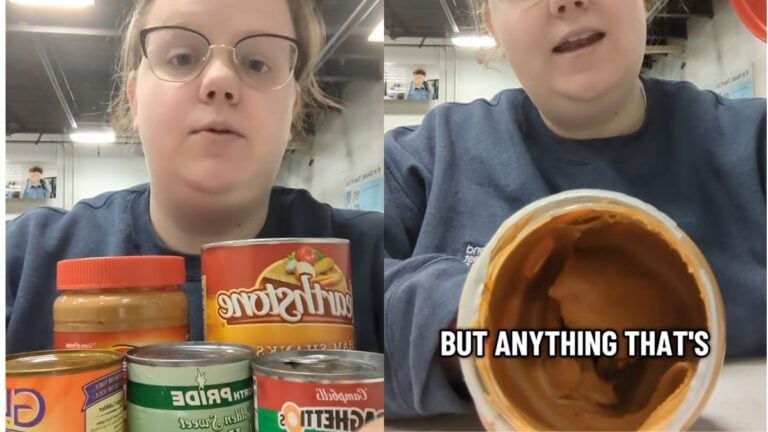 Ohio Woman Shows Food Bank’s Rejected Donations, Including Half-Eaten Peanut Butter