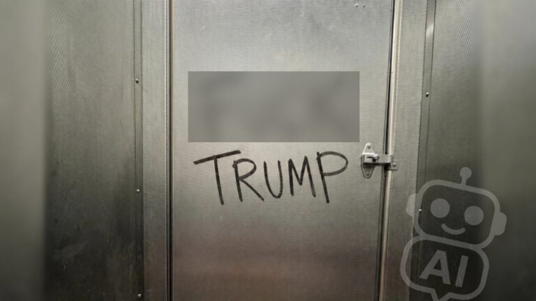 Florida Bathroom Stall Graffiti Accused of Being AI Generated