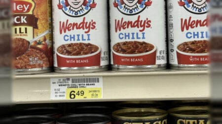 Wendys Cans of Chili in Oregon