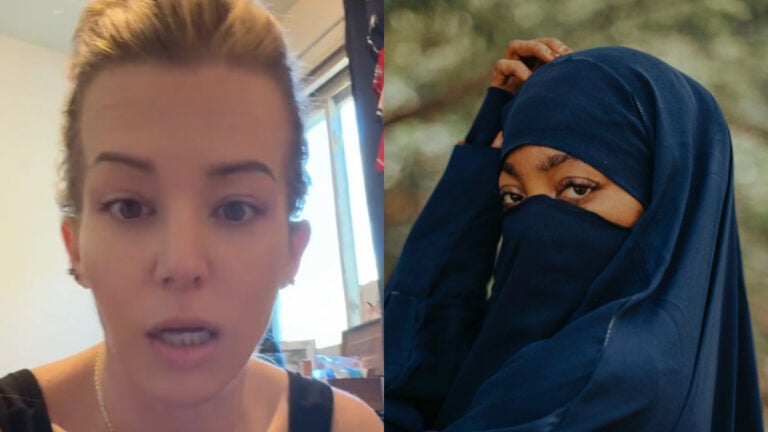 ‘Our President Betrayed Us!’: MAGA Mom Sparks Debate After Women in Burqas Join Her Private Michigan Pool Michigan Burqa in pool angers MAGA mom
