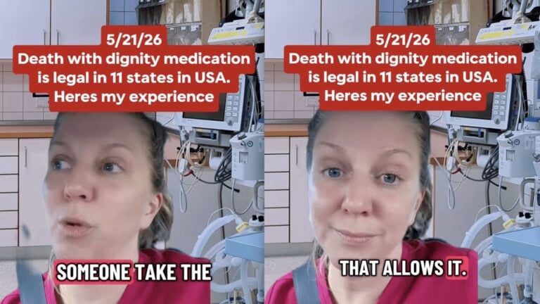 California Nurse Shares Emotional Experience Watching Terminal Patient Use Death with Dignity Medication: ‘Why Not for Our Loved Ones?’ California Nurse Shares Emotional Experience Watching Terminal Patient Choose Death with Dignity