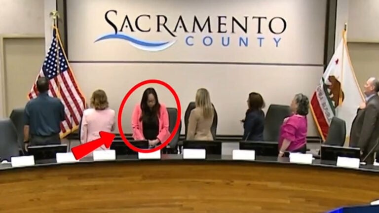 Republicans Outraged As California Candidate Skips Pledge of Allegiance: ‘She Doesn’t Respect the Flag’ Republicans Outraged As California Candidate Skips Pledge of Allegiance: ‘She Doesn’t Respect the Flag’