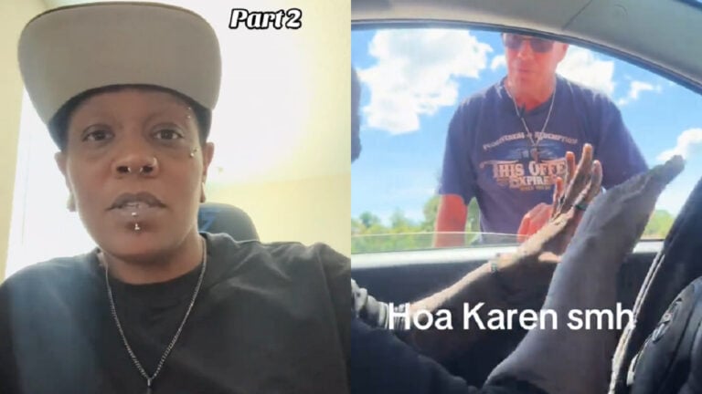 Florida Woman Says Neighbor Stopped Traffic To Demand Her Address and Threaten Police: ‘White People Are Outta Control’ Florida Karen Stops Traffic Just to Aggressively Demand Neighbor's Address, Threatens With Police 'White people are outta control'